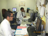 Dr. Adam & Dr. Pena in clinic